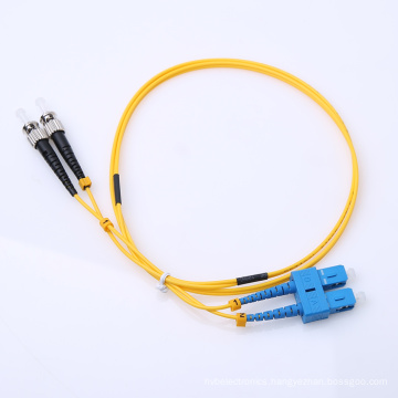 Widely Used Superior Quality SC to ST APC/UPC Duplex Singlemode Fiber Optic Patch Cord Cable